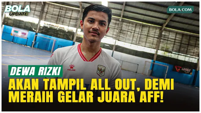 Dewa Rizki Siap All Out! Timnas Futsal Indonesia Bidik Juara AFF