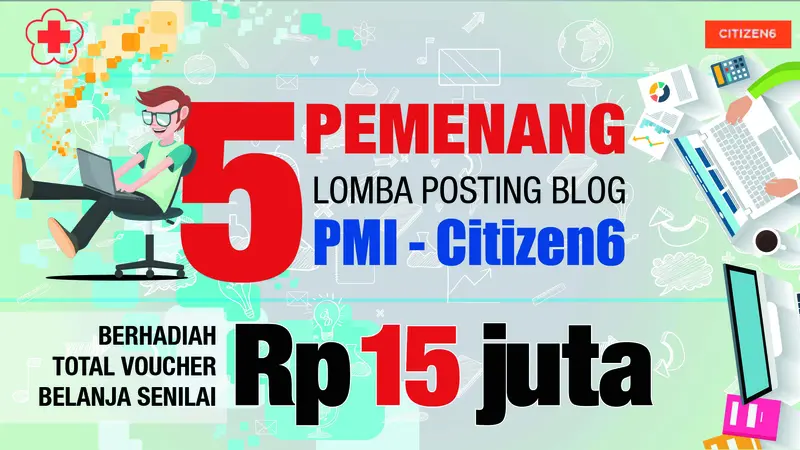 5 Pemenang Lomba Posting Blog Bulan Dana PMI 