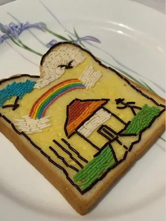 kreasi roti meses unik