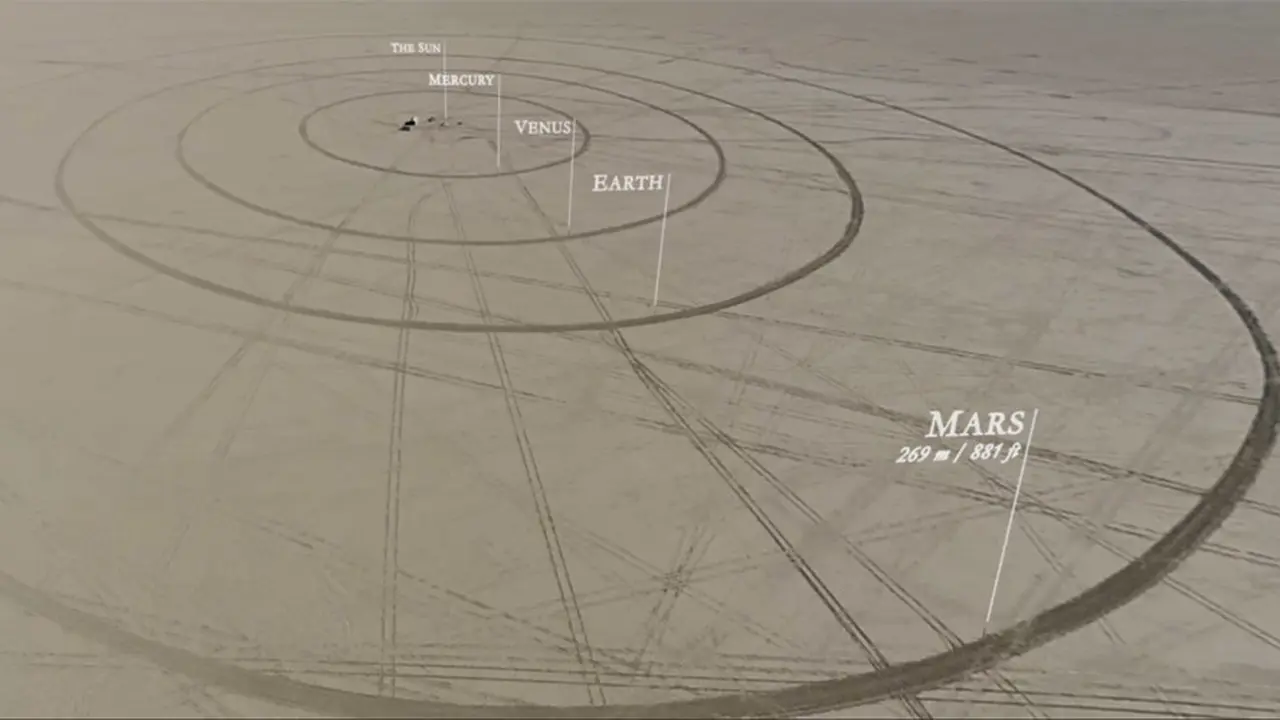 Wow, Ada 'Tata Surya' di Padang Gurun Nevada