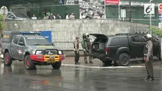 Sebuah koper mencurigakan ditemukan satpam di halaman parkir RS Siloam, Semanggi.