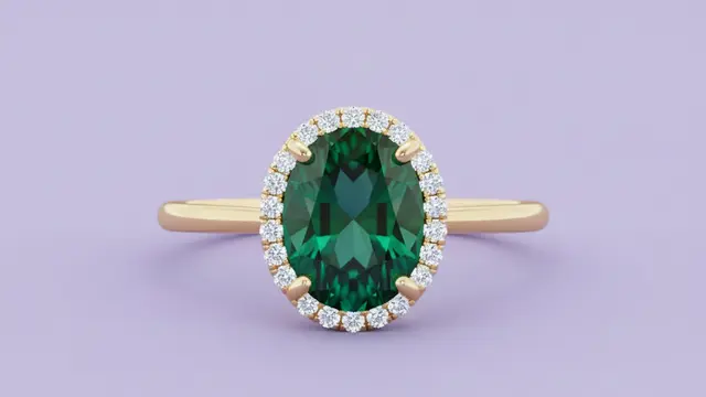 Model Cincin Emas Batu Emerald Tren 2026 untuk Perhiasan. Gemini