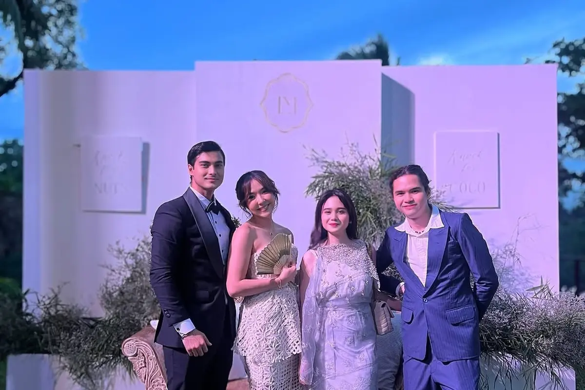 KondanganGo Public, Gaya Serasi Couple Baru Gisella Anastasia & Cinta Brian Saat Kondangan Luna Maya–Maxime Bouttier