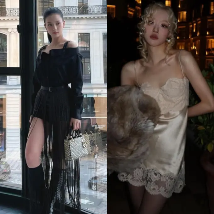 Jisoo dan Rose Blackpink Hadir di Paris Fashion Week