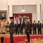 Pengukuhan Pengurus Kwartir Nasional (Kwarnas) Gerakan Pramuka Masa Bakti Tahun 2023-2028 oleh Presiden Joko Widodo (Jokowi) di Istana Negara Jakarta, Jumat (5/4/2024).