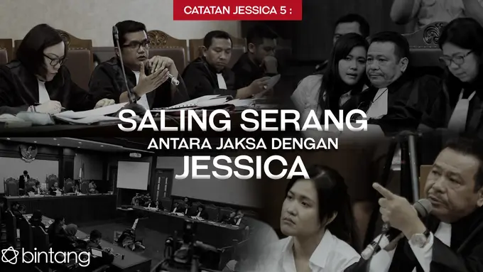 Catatan Jessica 5: Saling Serang Antara Jaksa dengan Jessica