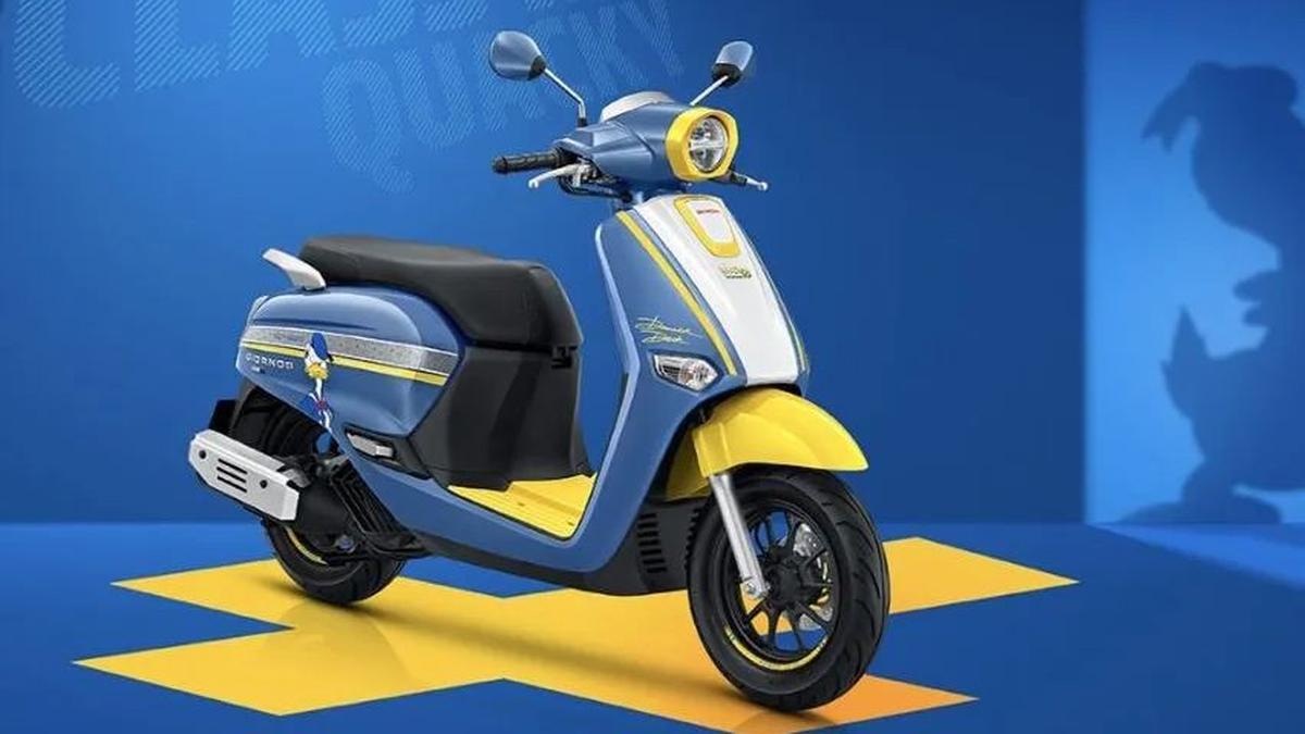 Honda Giorno+ 125 Tampil Menggemaskan dengan Livery Donald Duck