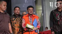 Berdasar hasil penyidikan KPK, Syahrul diduga melakukan pemerasan dalam jabatan, melakukan gratifikasi, serta pencucian uang di lingkungan Kementerian Pertanian (Kementan). (Liputan6.com/Angga Yuniar)