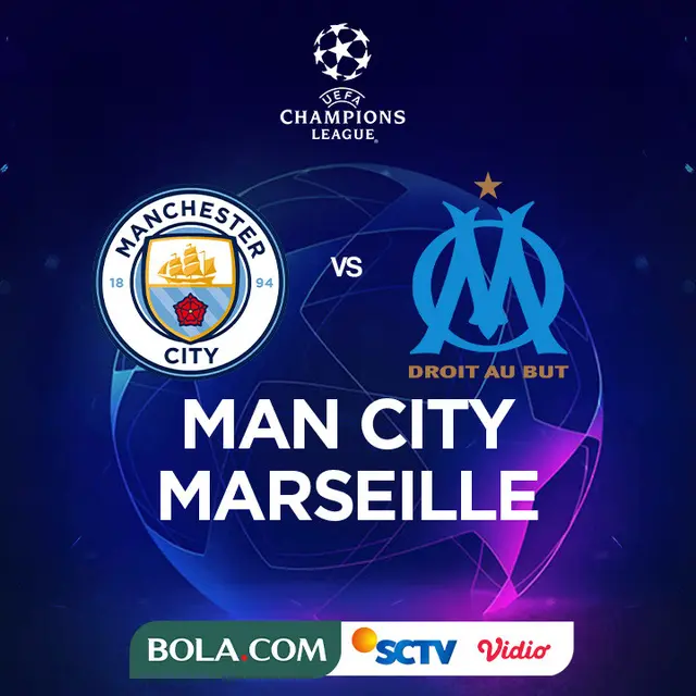 Liga Champions - Manchester City Vs Olympique Marseille