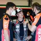 Maverick Vinales saat mengikuti sesi tes bersama tim Aprilia di tes Misano. (Aprilia Racing)