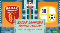 Shopee Liga 1 - Perseru Badak Lampung FC Vs Barito Putera (Bola.com/Adreanus Titus)