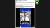 Cek Fakta: Tidak Benar Ahok Bicara Dana Bantuan DAP Australia untuk Umat Kristen
