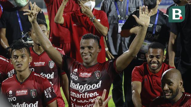 Foto: Selebrasi Pemain Bali United usai Jadi Juara BRI Liga 1 2021/2022
