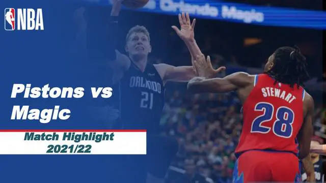 Berita video highlight pertandingan antara Detroit Pistons melawan Orlando Magic dalam pertandingan lanjutan NBA 2021/2022, Jumat (18/3/2022).