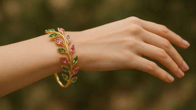 Model Gelang Emas Permata Terbaru Tahun 2025/via ChatGPT