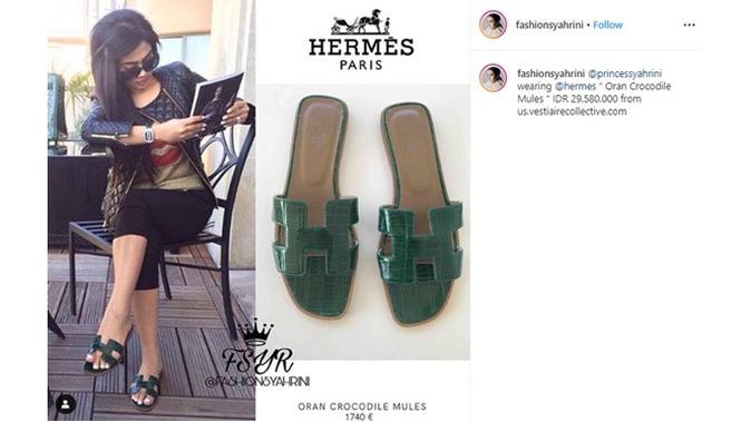 Sepatu Syahrini (Sumber: Instagram/fashionsyahrini)