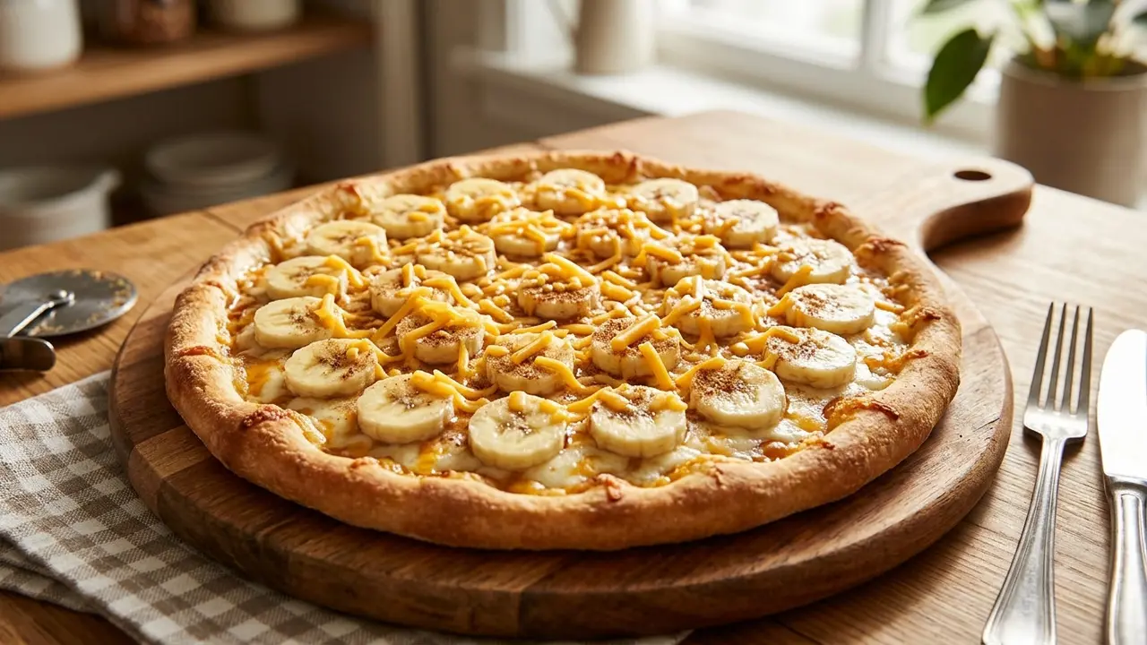 Resep pizza pisang keju