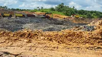 Aktivitas tambang batu bara ilegal yang berhasil diungkap Ditreskrimsus Polda Kaltim. (Liputan6.com)