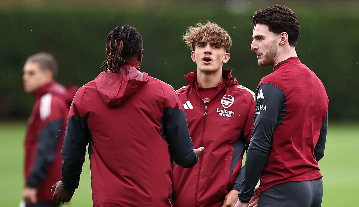 Arsenal sejauh ini masih berada di tren positif selama tampil di Liga Champions musim 2025/2026. (HENRY NICHOLLS/AFP)