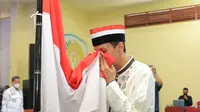 Napiter Lapas Surabaya ikar setia ke NKRI. (Dian Kurniawan/Liputan6.com).