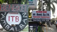 Potret Tukang Tambal Ban yang Nyeleneh dan Bikin Cekikikan, Ada Free WiFi