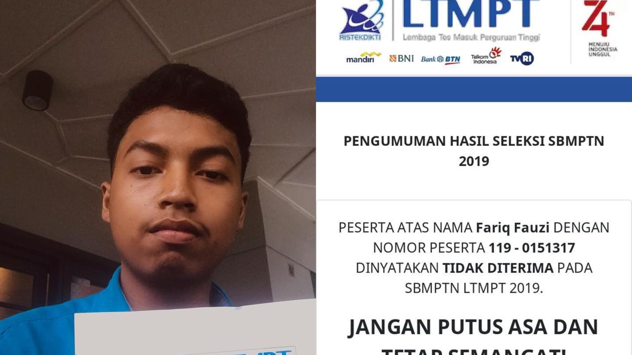 2 Kali Gagal SBMPTN, Pemuda Ini Berakhir Bahagia di Percobaan Ketiga dan Masuk ITB
