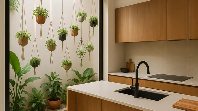 Desain Taman Dalam Rumah Dekat Dapur (Foto: ChatGPT)