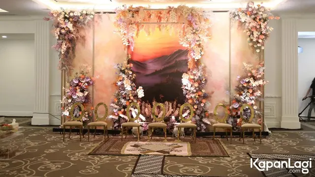 [Fimela] Tempat Pengajian dan Siraman Lesti dan Rizky Billar