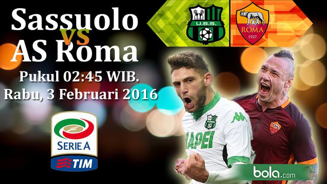 Sassuolo vs AS Roma (Bola.com/Samsul Hadi)