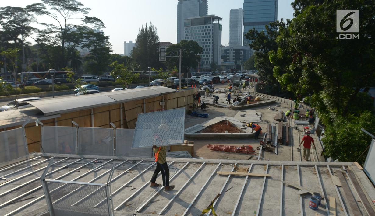 Foto Menengok Pembangunan Taman Spot Budaya Dukuh Atas