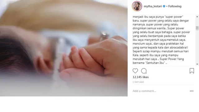 Mytha Lestari (Foto: Instagram)