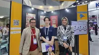 CEO Qiwii Panji Prabowo bersama Manager Startup Global KITA Yeom Jun Sang dan Marketing Research KITA Jakarta Beryl Nydia. (Dok: Qiwii)