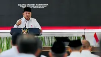 Momen Mendagri Simak Arahan Prabowo tentang Kekompakan Kabinet