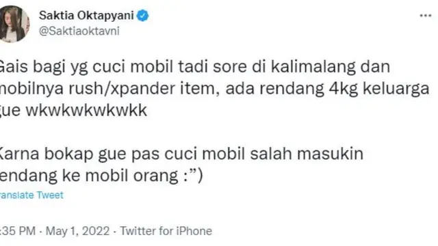 Bukan Barang Berharga, Viral Pengumuman Kehilangan Rendang di Tempat Cuci Mobil