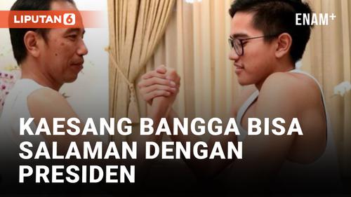 VIDEO: Nyeleneh, Kaesang Ngaku Bangga Bisa Salaman dengan Presiden