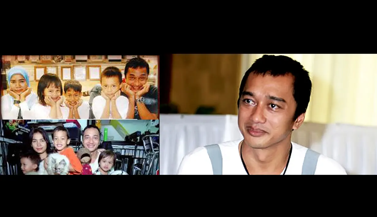 Ratta Billa Baggi, Geddi Jaddi Membummi dan Putti Kayya Hatti Imanni adalah anak dari Dik Doang. Sepertinya, Dik Doang dan istri sedang tergila-gila pada pengulangan huruf ketika menamai anaknya ini (Istimewa) 