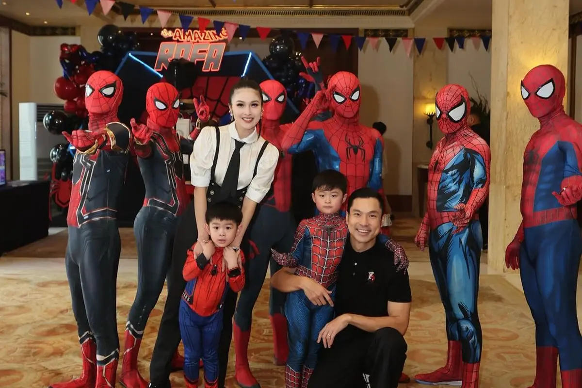 Perayaan ulang tahun Raphael Moeis putra sulung Sandra Dewi dan harvey Moeis. [Foto: Isntagram/sandradewi88]