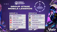 Dapatkan Link Live Streaming Group Stage Mobile Legends Bang Bang Piala Presiden 26-30 Oktober di Vidio