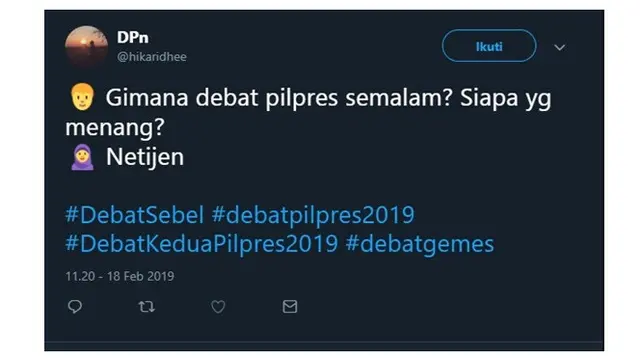 6 Curhatan Netizen Tentang ‘Debat Sebel’