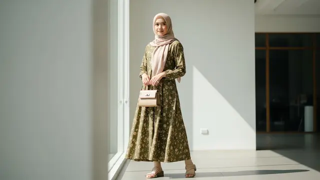 Ilustrasi Inspirasi Dress Hari Raya/Gemini AI