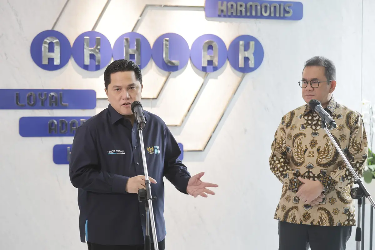 Erick Thohir dan Budi Santoso