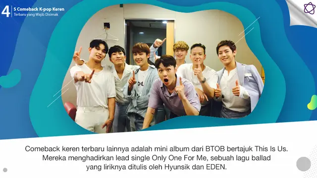 [Bintang] 5 Comeback K-pop Keren Terbaru yang Wajib Disimak