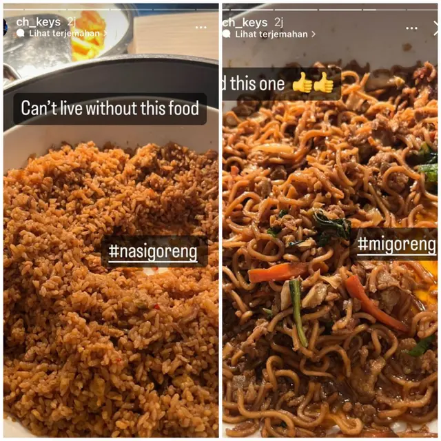 Nasi goreng dan mie goreng
