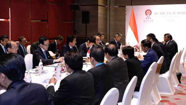 Pelaksanaan KTT ke-35 ASEAN Bangkok, Senin 4 November 2019. (Biro Pers Kepresidenan)