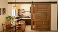 6 Model Pintu Geser untuk Memisahkan Dapur dan Ruang Makan, Praktis dan Estetik