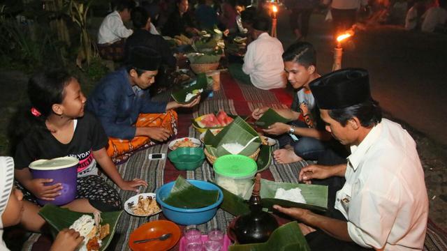 Selamatan Tumpeng Sewu desa adat Kemiren Banyuwangi (Istimewa)
