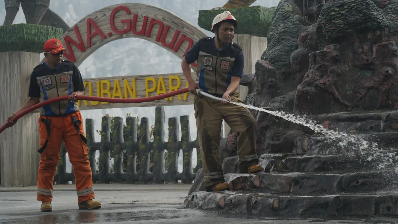 Petugas Diskar Kabupaten Bandung Barat