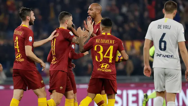 Inter Milan Tahan Imbang AS Roma di Olimpico