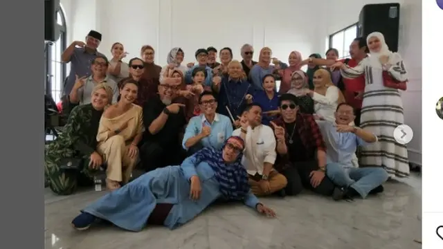 Pesta ultah Eko Patrio dihadiri politikus dan artis senior (Foto: Instagram akripatriotv)