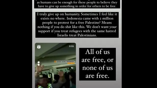 Jurnalis Palestina Soroti Aksi Mahasiswa Aceh Usir Pengungsi Rohingya: Jangan Seperti Israel!